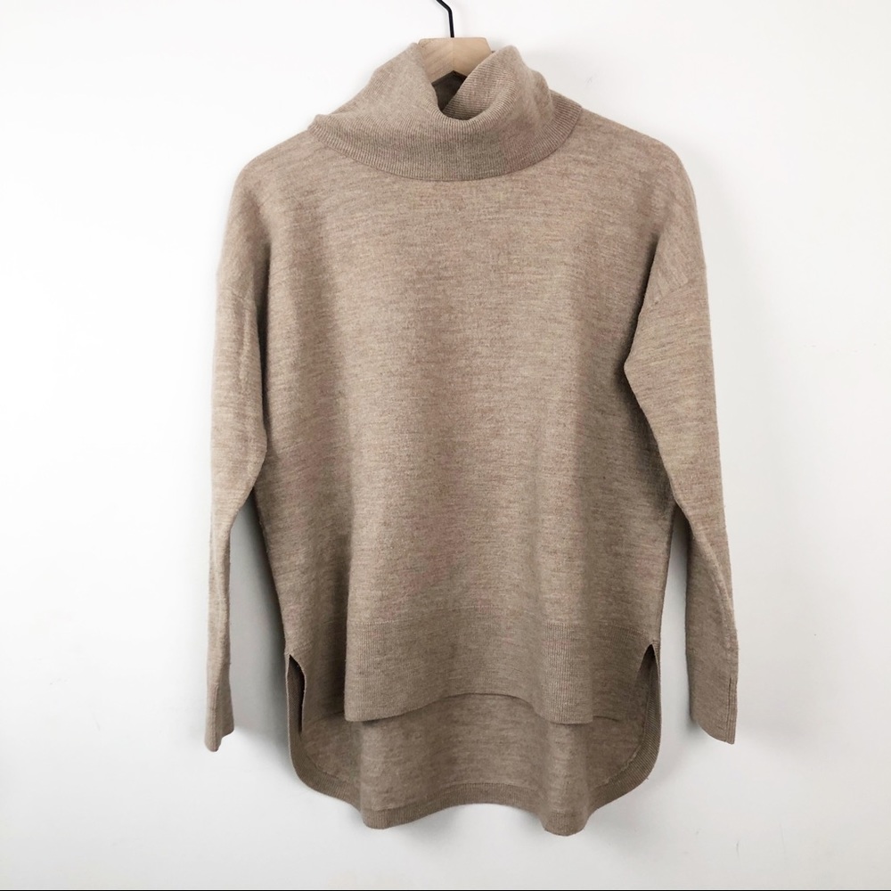 Madewell Merino Wool Pullover Turtleneck Sweater